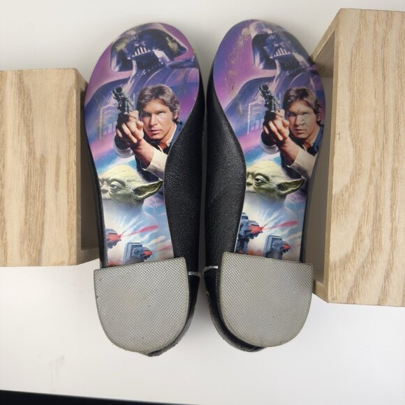 Disney Irregular Choice Star Wars Darth Vader Women's Flats Shoes Size 6.5 Used - Picture 7 of 9